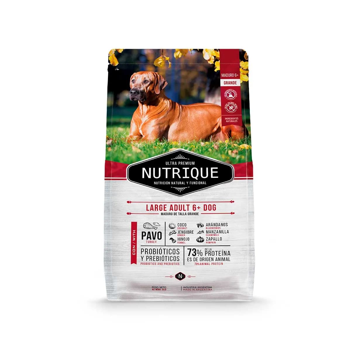 NUTRIQUE LARGE ADULT +6 15KG