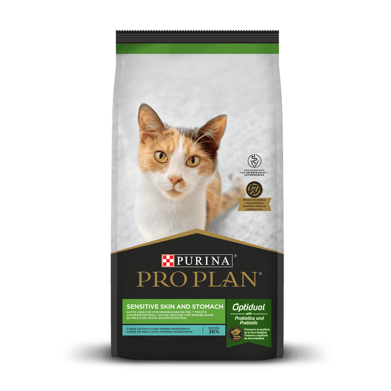 PRO PLAN GATO ADULTO SENSITIVE SKIN AND STOMACH 3KG