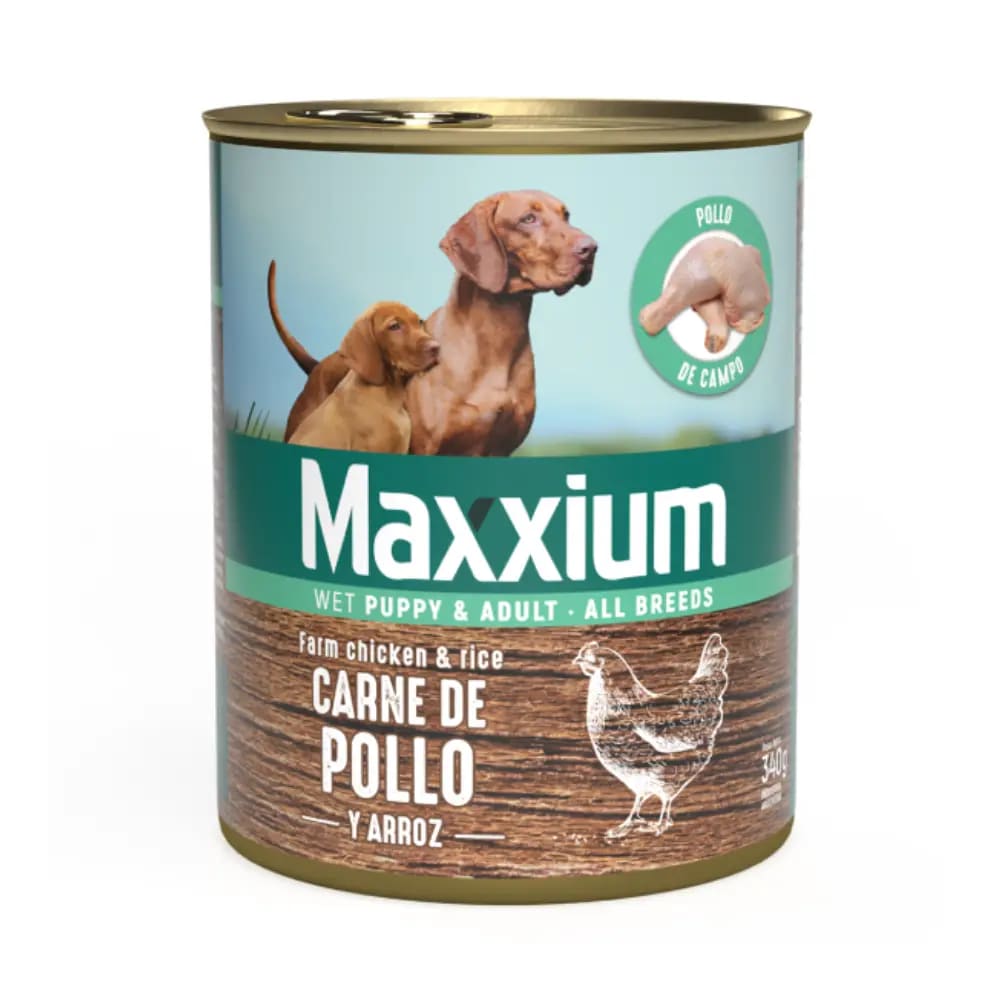 MAXXIUM POLLO LATA X 340 GR