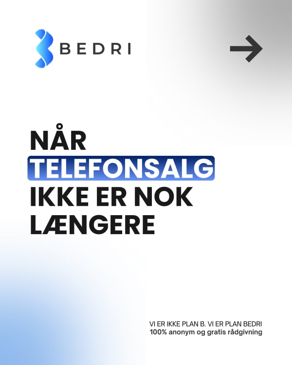 BEDRI karrusel: Når telefonsalg ikke er nok længere