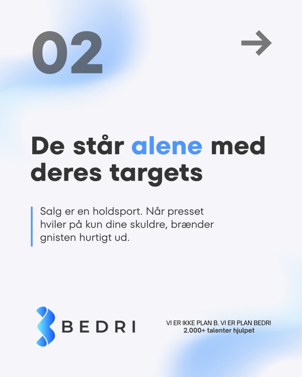 BEDRI karrusel 02: De står alene med deres targets