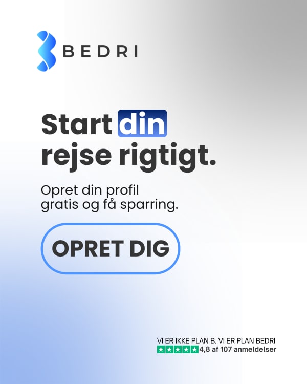 BEDRI karrusel: Start din rejse rigtigt