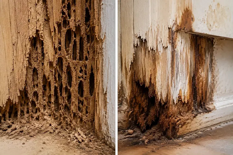 Termite Damage vs Water Seepage: How to Spot the Culprit | Pest Guard