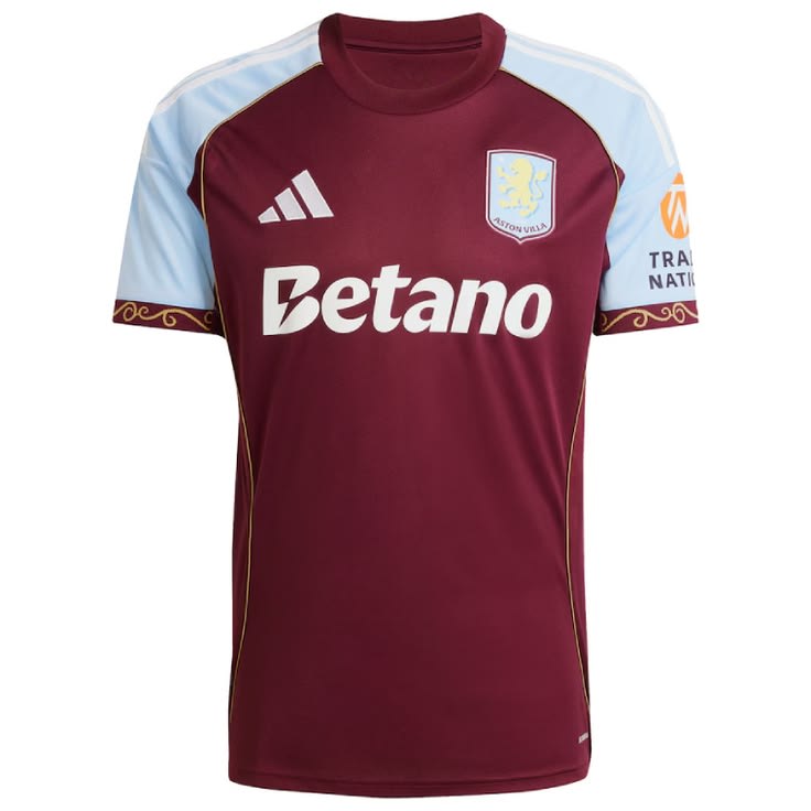 aston villa home jersey