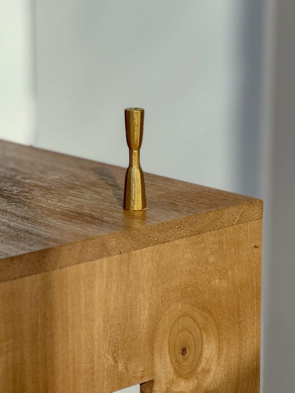 BANQUETA BAJA MADERA