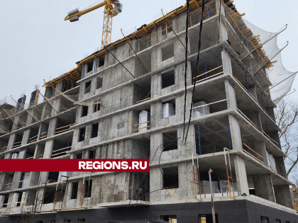 Ступинская новостройка для переселенцев из аварийного фонда «поднялась» на восемь этажей