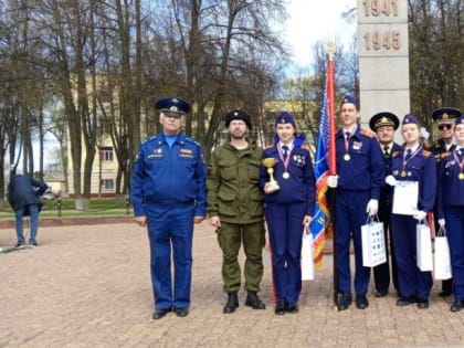 Каширские кадеты стали победителями областного слета часовых постов памяти