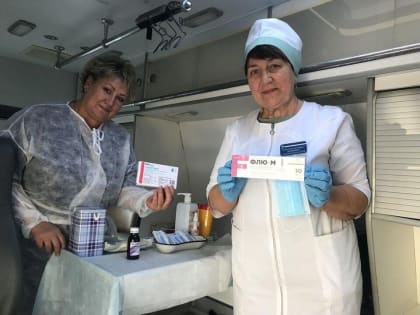 Мобильная вакцинация продолжается в округе Орехово-Зуево