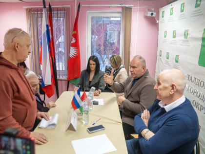 Открытый диалог с жителями: 