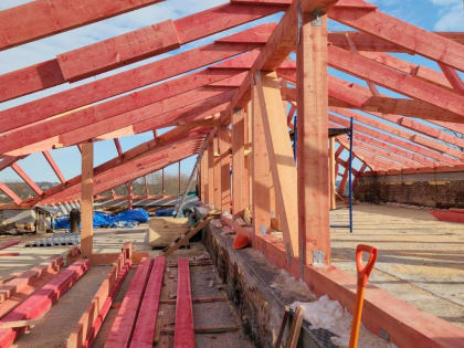 Подрядчик приступил к ремонту кровли лицея №2 в Ступине