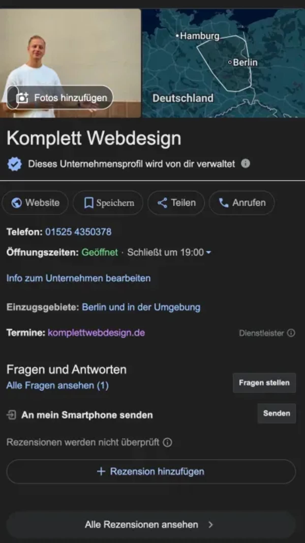 Lokale SEO Berlin: Google Unternehmensprofil optimieren [10 Tipps]