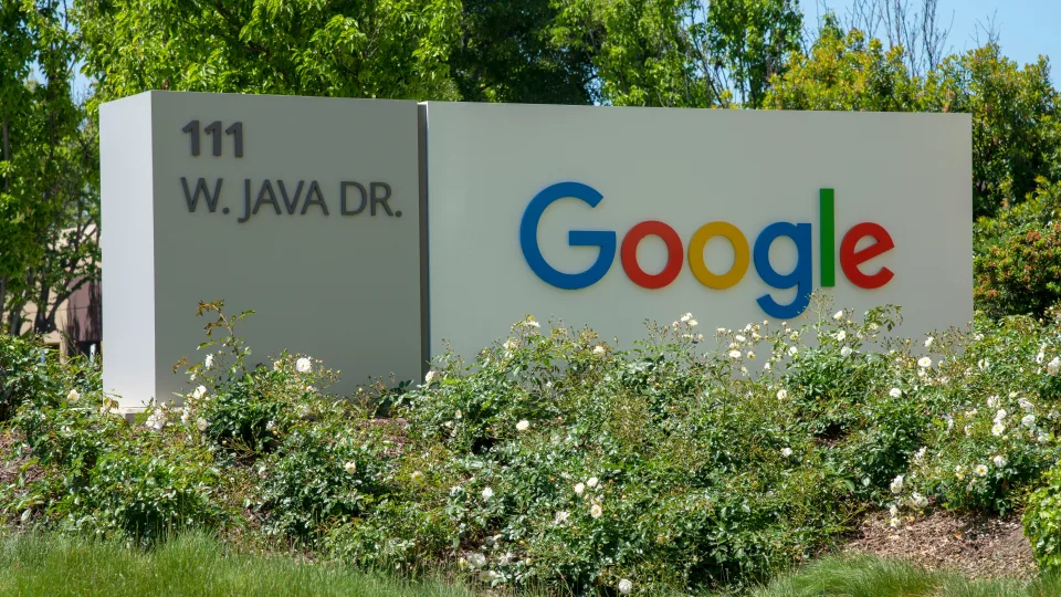 Google-Suchergebnisse eines Blumenladens