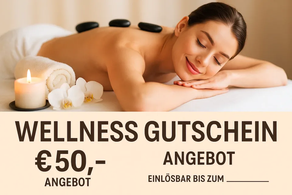 Geschenkgutschein und Wellness-Paket