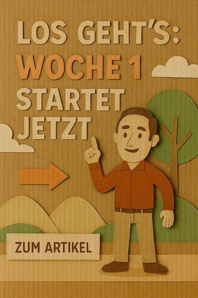 Illustration: Los geht's – Woche 1 startet jetzt