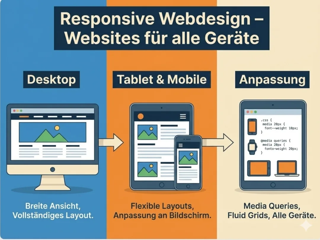 Bild zum Artikel: Woche 4: Responsive Webdesign – Websites für alle Geräte