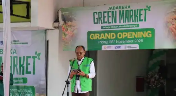 BRI KC Cikarang Dukung Grand Opening Green Market Jababeka lewat Sponsorship dan Fasilitas Transaksi Digital