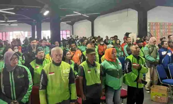 Ratusan Ojol di Tangerang Ikuti Program Pendaftaran BPJS Ketenagakerjaan