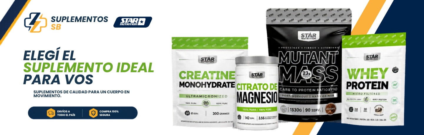 Star Nutrition en SB Suplementos — Suplementos Deportivos