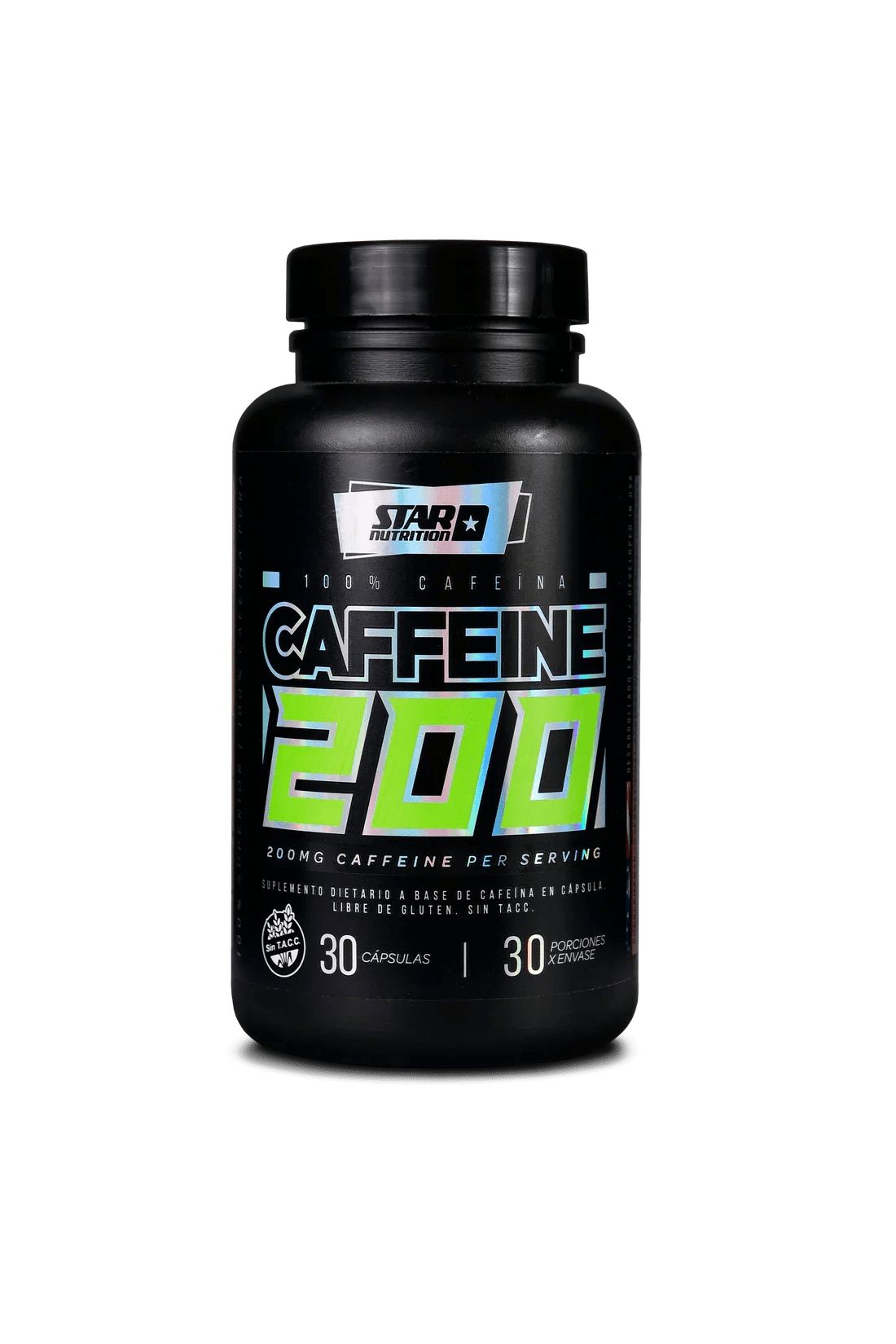 Cafeína 200 30caps — Star Nutrition Cafeína 200 30caps