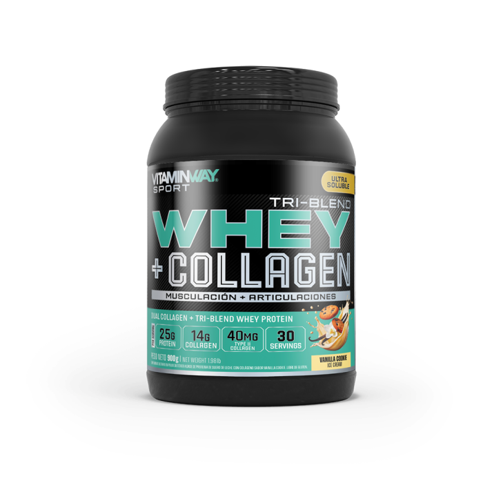 Whey + Collagen Tri Blend 900gr