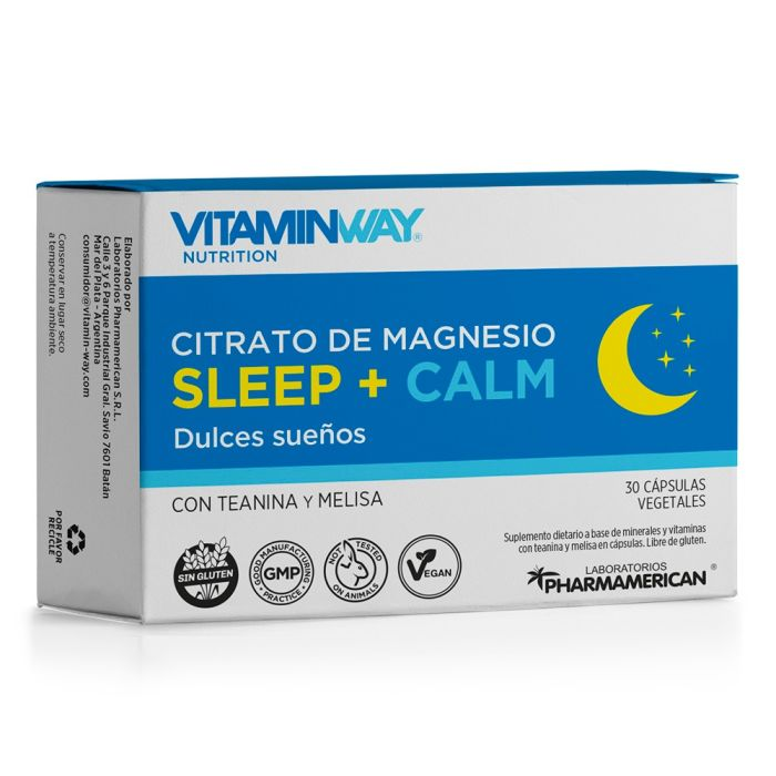 Citrato de Magnesio Sleep + Calm x30