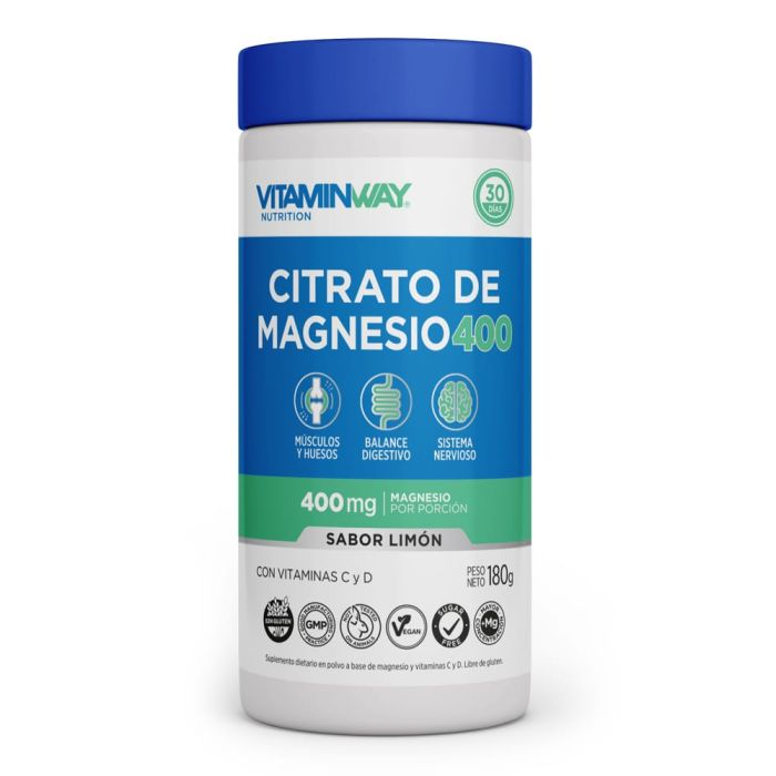 Citrato de Magnesio 400 Limon 180gr — VitaminWAY Citrato de Magnesio 400 Limon 180gr
