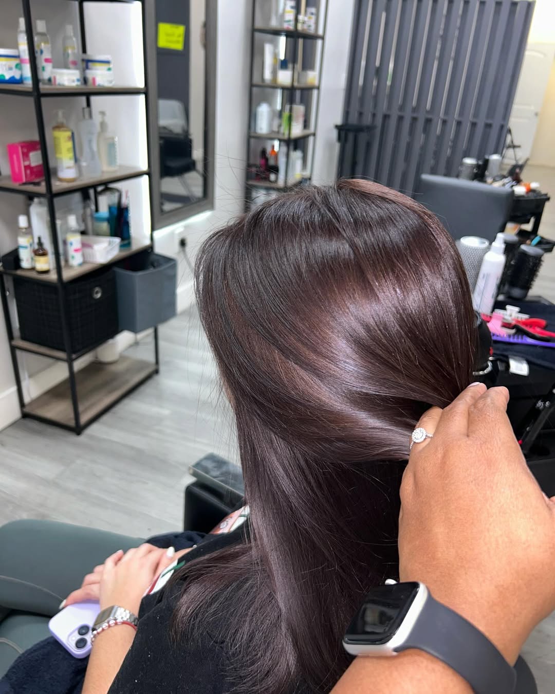 Hair transformation step 1