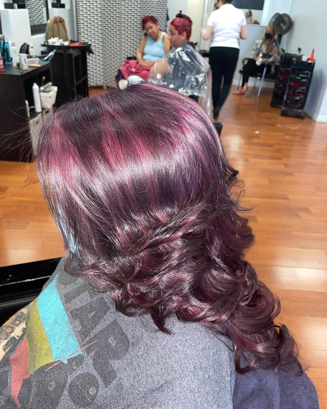 Hair transformation step 7