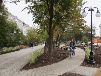 В Краснодаре открыли обновленный бульвар «Гагаринский»