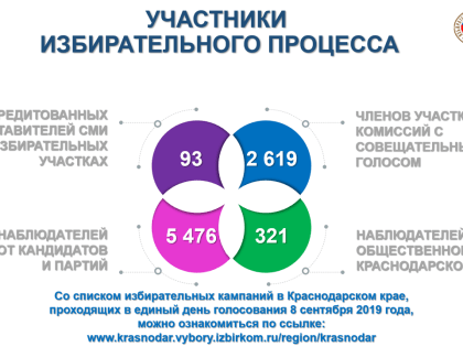 На избирательных участках осуществляют наблюдение представители кандидатов, избирательных объединений и субъектов общественного контроля