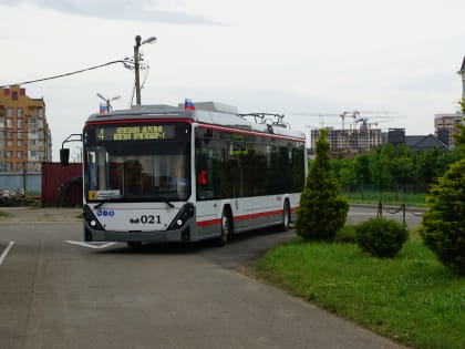 В 2023 году краснодарский парк троллейбусов обновили на 36%