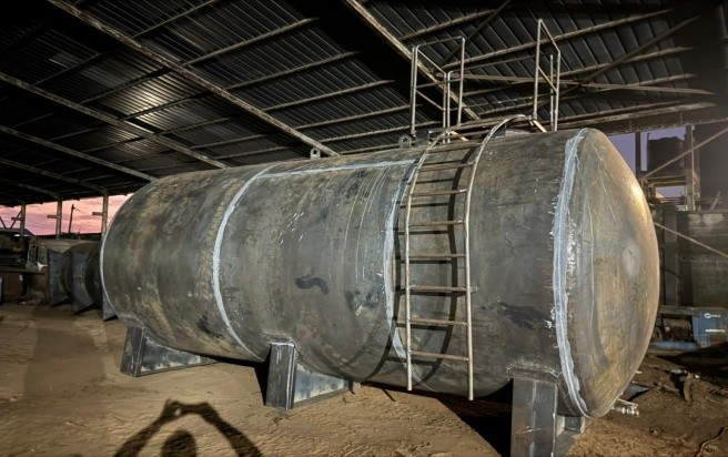 Montage des bacs et cuves