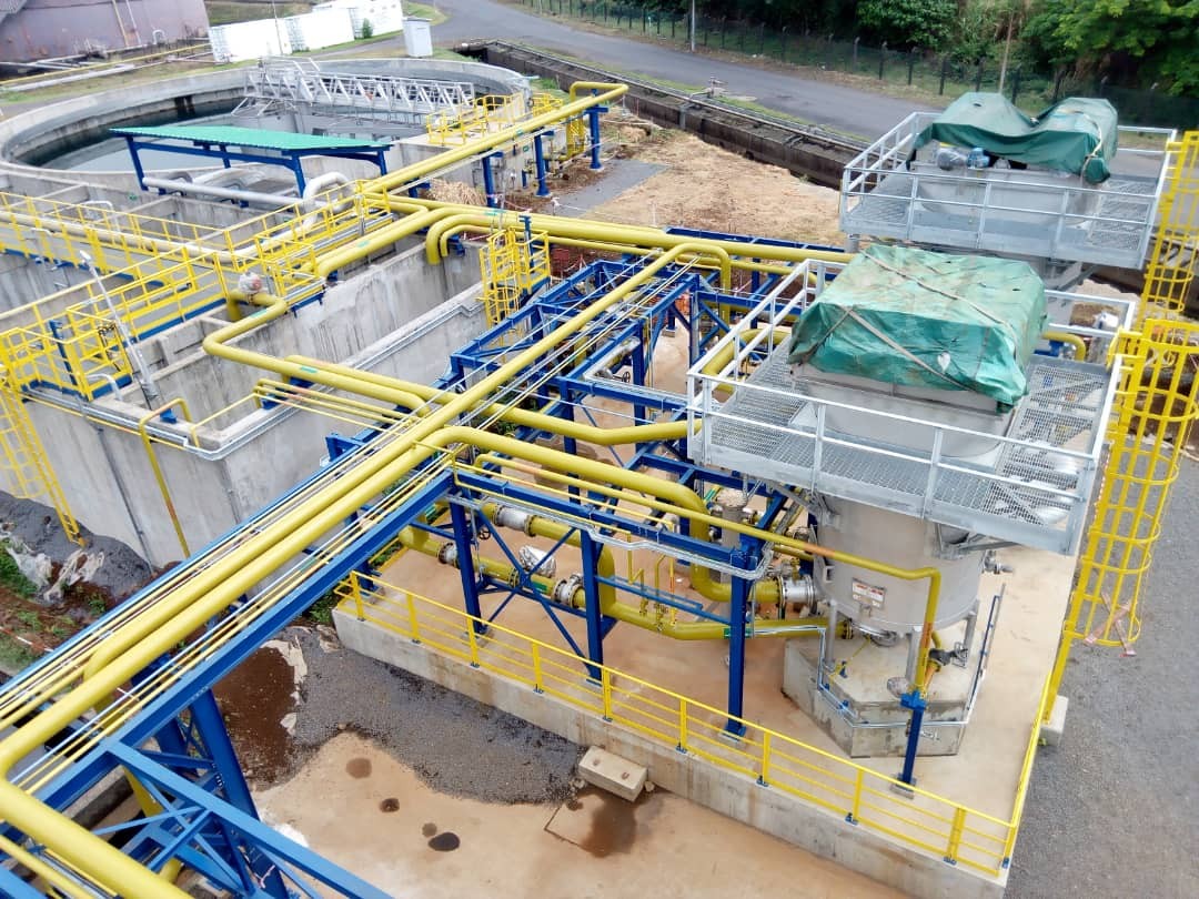 Pose des tuyauteries et équipement  sur site