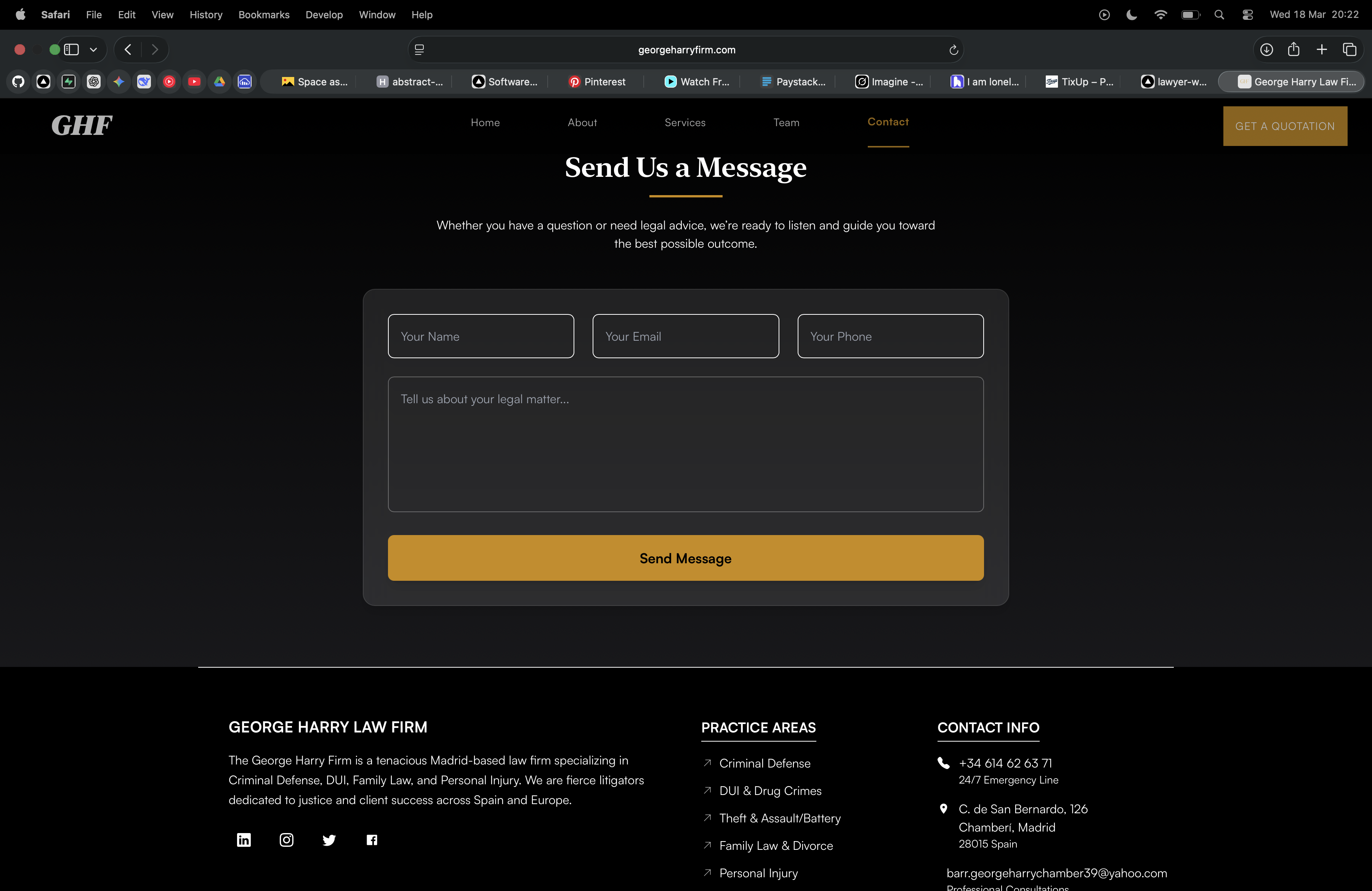 GHF project screenshot 2: Showcasing the user interface and design