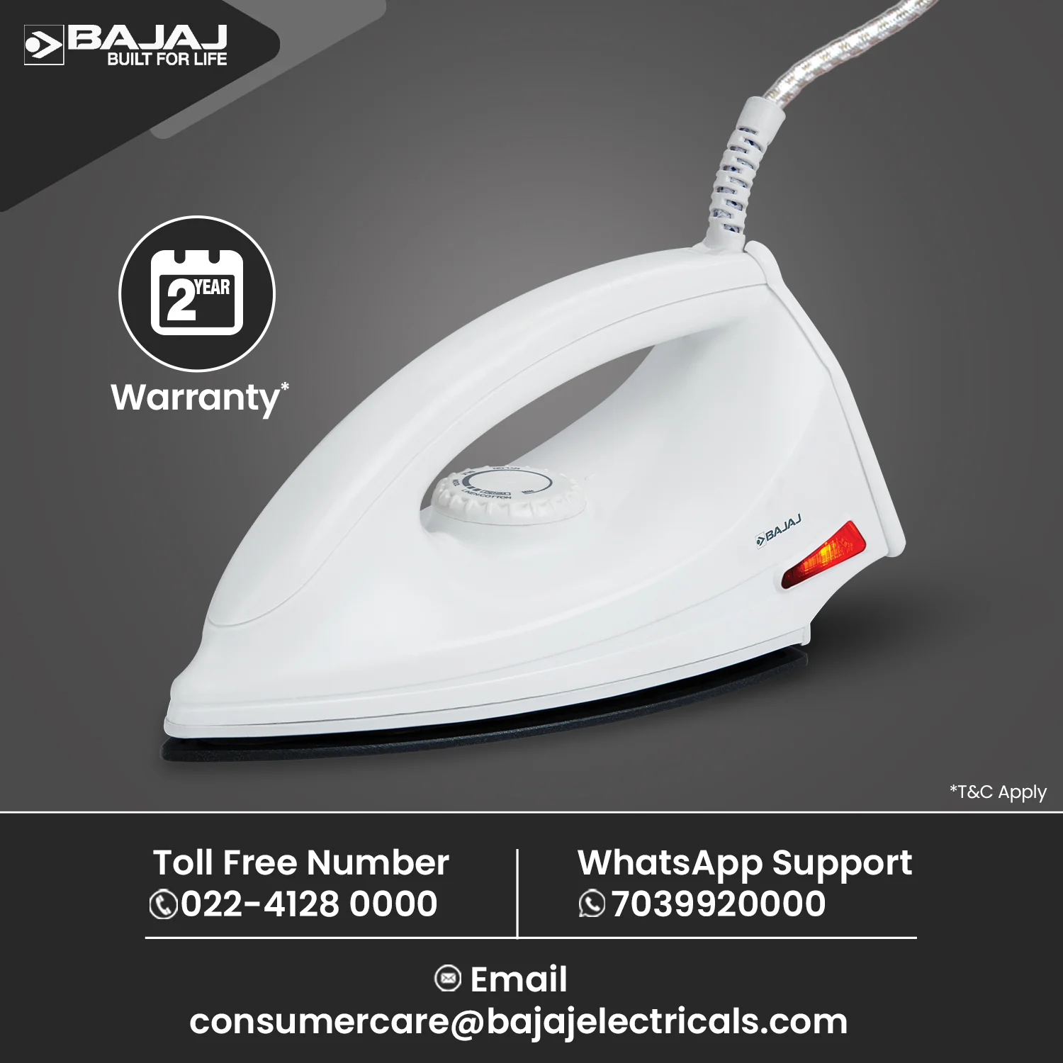 Bajaj DX 6 Dry Iron-Nepal-vanijay-2