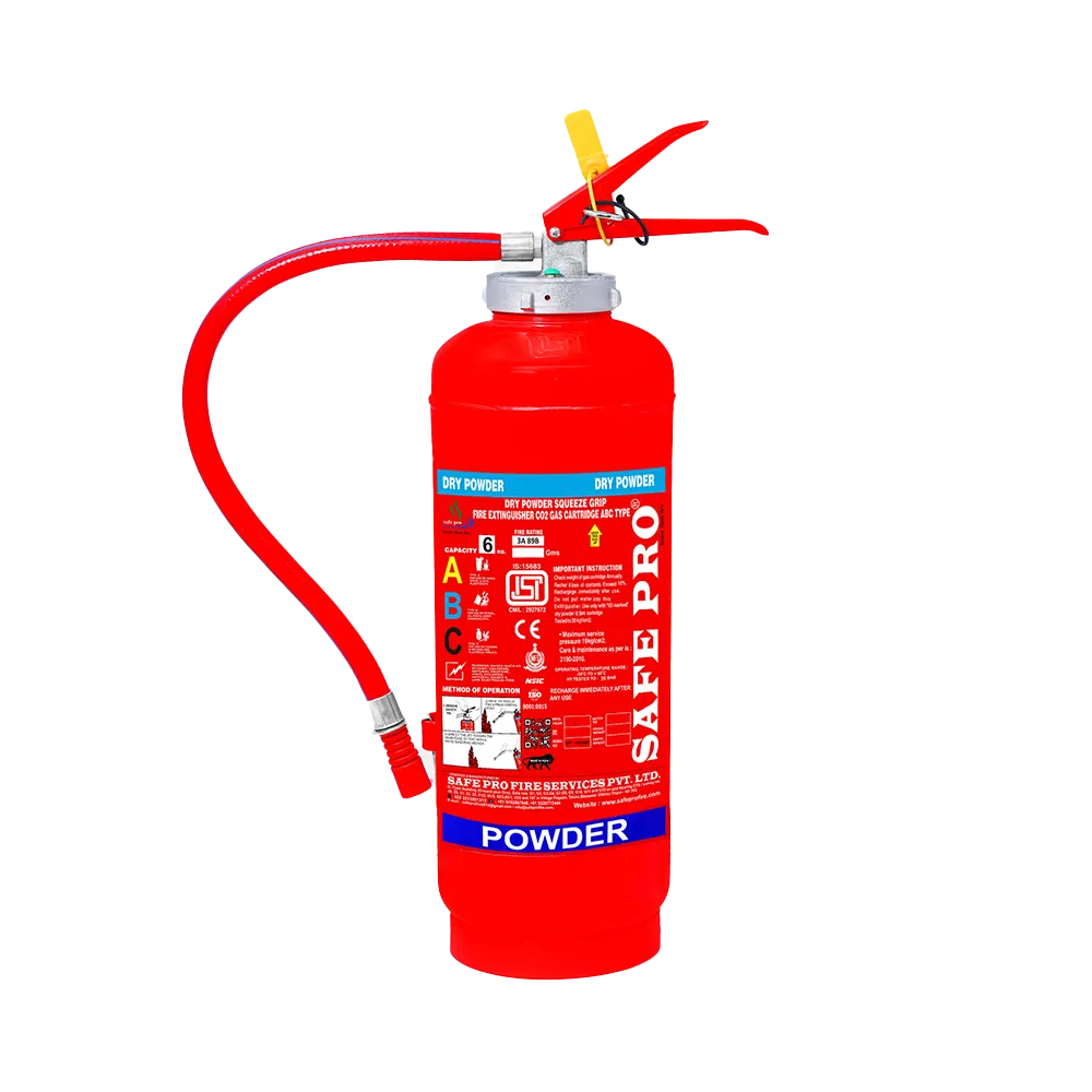 Safepro 6kg ABC Dry Powder Fire Extinguisher | ISI Certified | Nepal