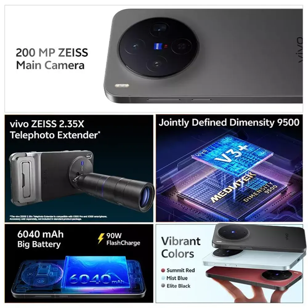 Vivo X300 Elite Black, 12GB 512GB Price in Nepal-4