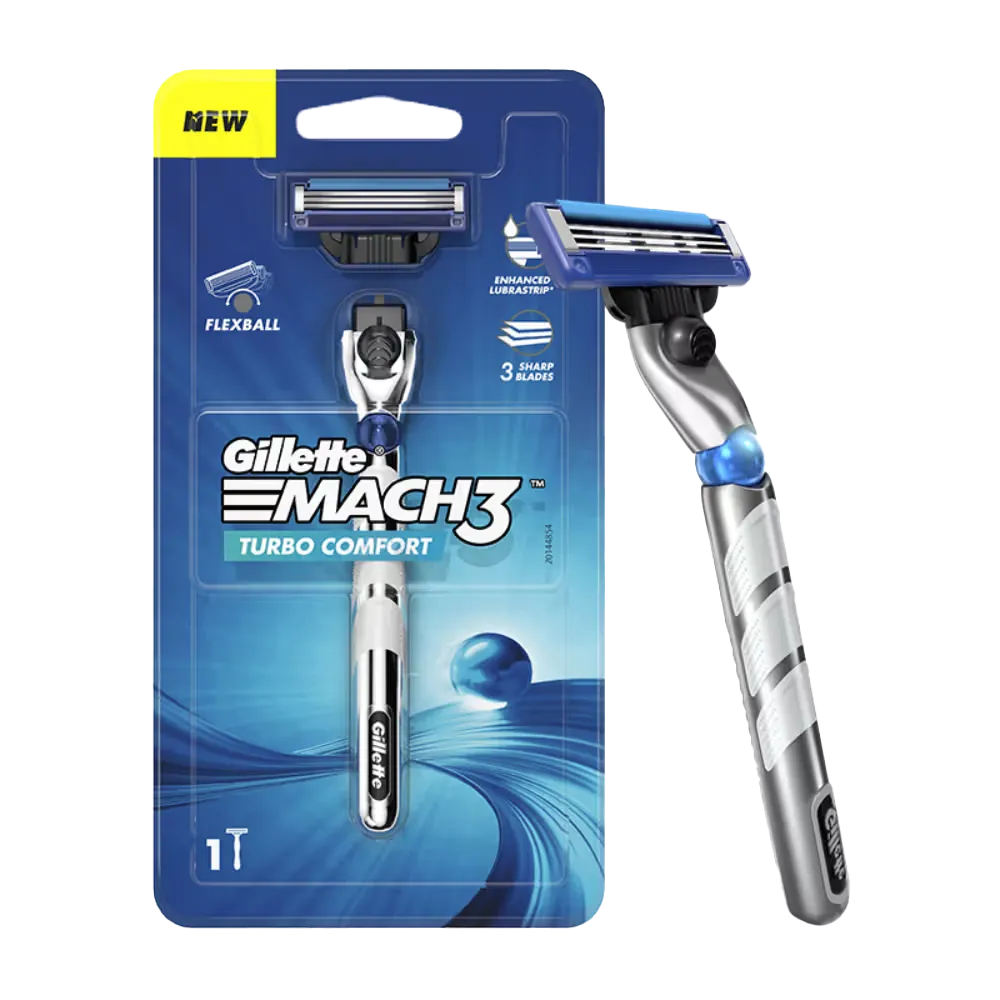 Gillette Mach 3 Razor Nepal | 3-Blade Manual Shave