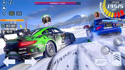 Game Supercar Audi AUDI108 - Tampilan gameplay balap Audi R8 di sirkuit