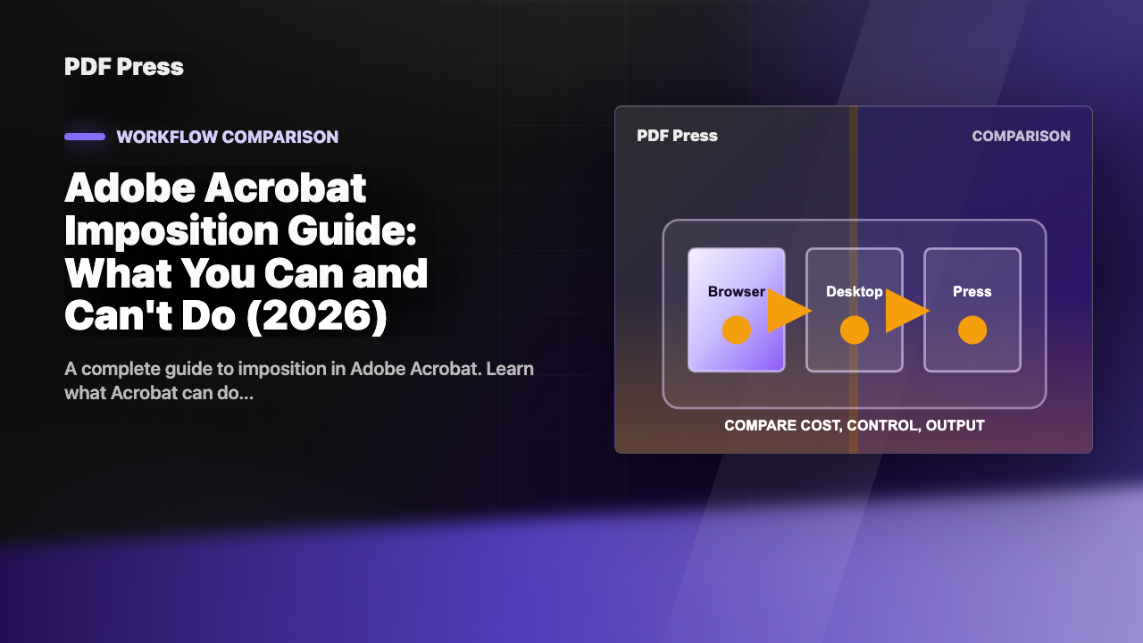 Adobe Acrobat Imposition Guide: What You Can and Can't Do (2026) cover illustration