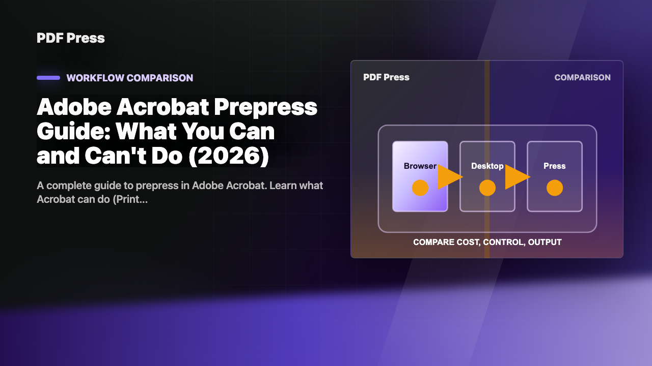 Adobe Acrobat Prepress Guide: What You Can and Can't Do (2026) cover illustration