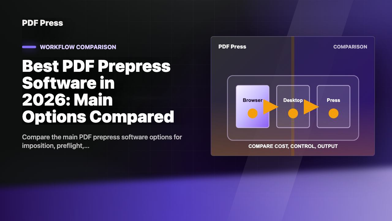 Best PDF Prepress Editing Software 2026: Free vs Paid Compared cover illustration