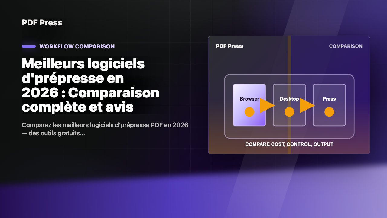 Meilleurs logiciels d'prépresse en 2026 : Comparaison complète et avis cover illustration