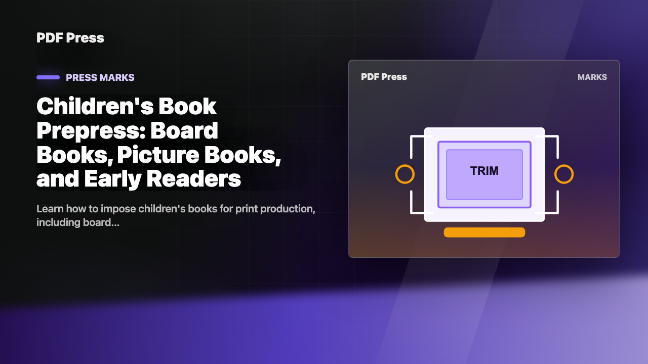 Children's Book Prepress: Board Books, Picture Books, and Early Readers cover illustration