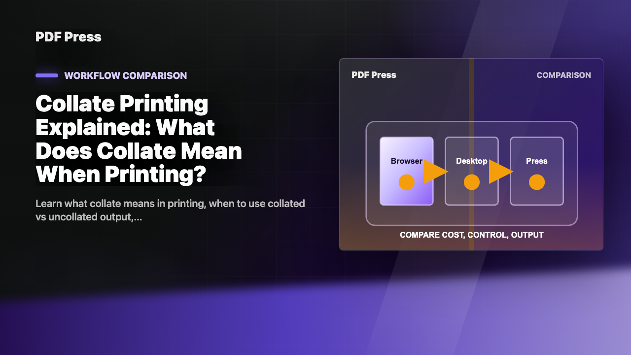 Collate Printing Explained: What Does Collate Mean When Printing? cover illustration