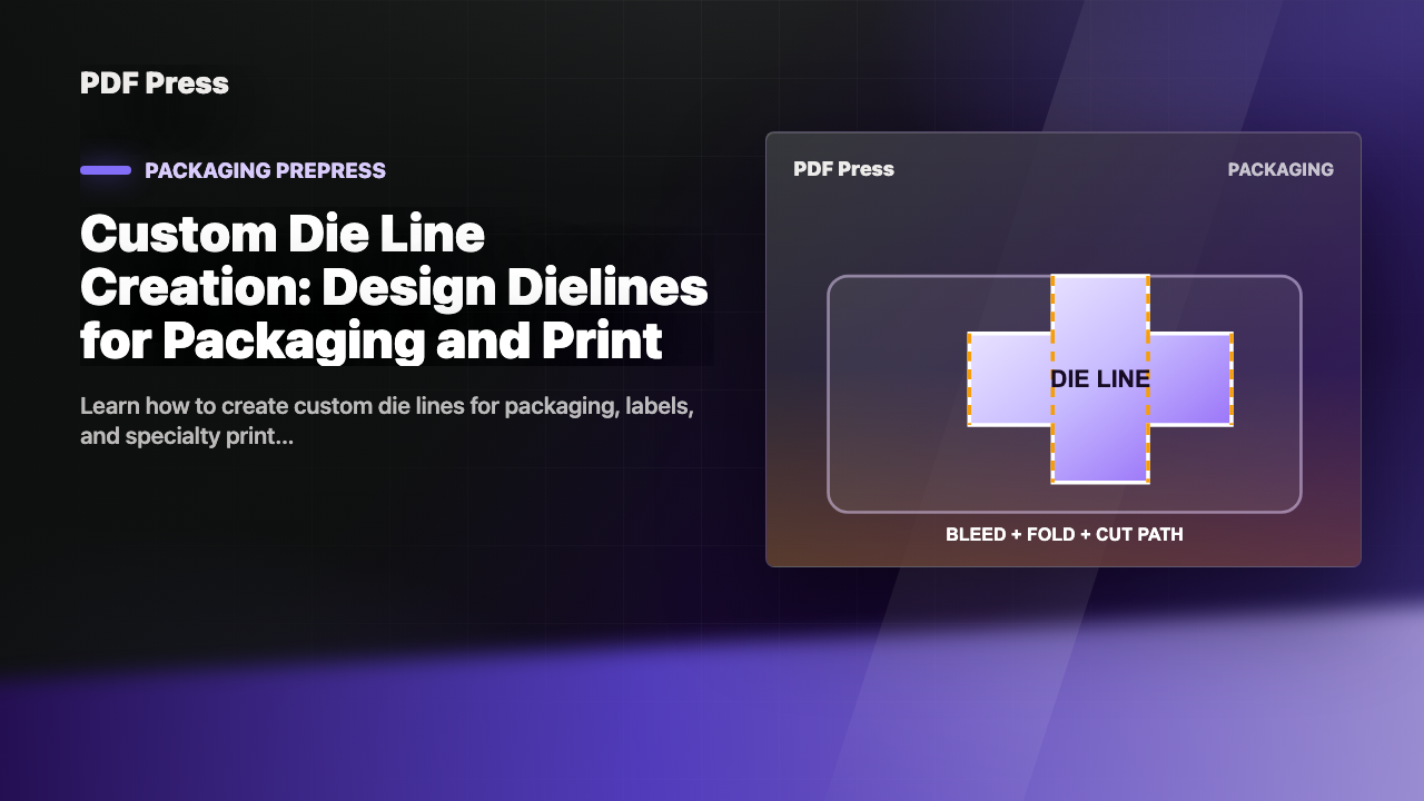 Custom Die Line Creation: Design Dielines for Packaging and Print cover illustration