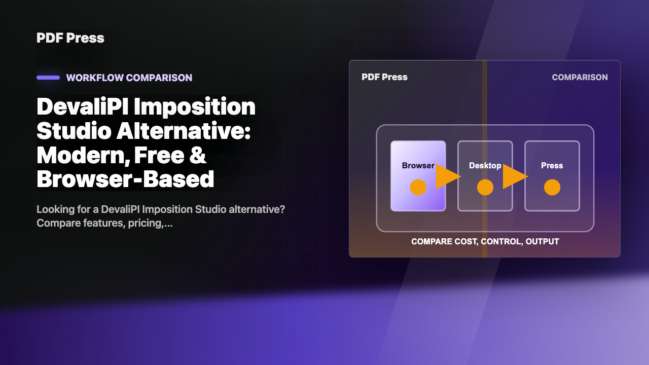 DevaliPI Imposition Studio Alternative: Modern Browser-Based Comparison cover illustration