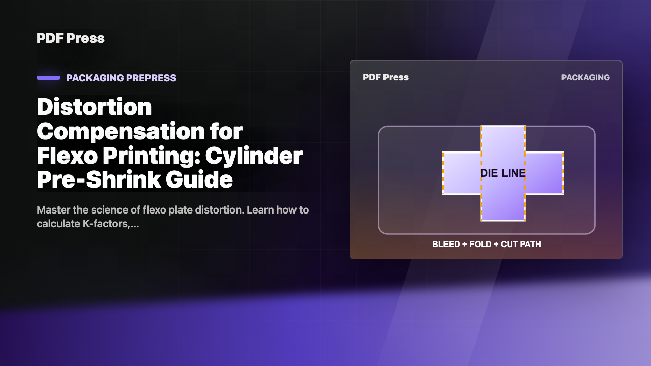 Distortion Compensation for Flexo Printing: Cylinder Pre-Shrink Guide cover illustration