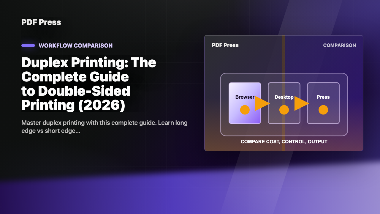 Duplex Printing: The Complete Guide to Double-Sided Printing (2026) cover illustration