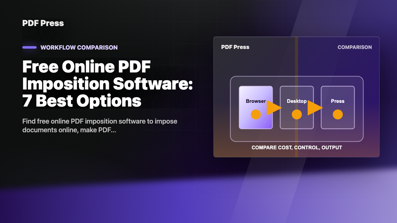 Free Online PDF Imposition Software: 7 Best Options cover illustration